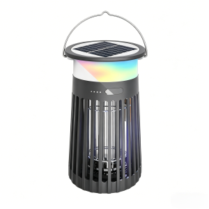 Outdoor Solar-Powered Electric Mosquito Killer Lamp